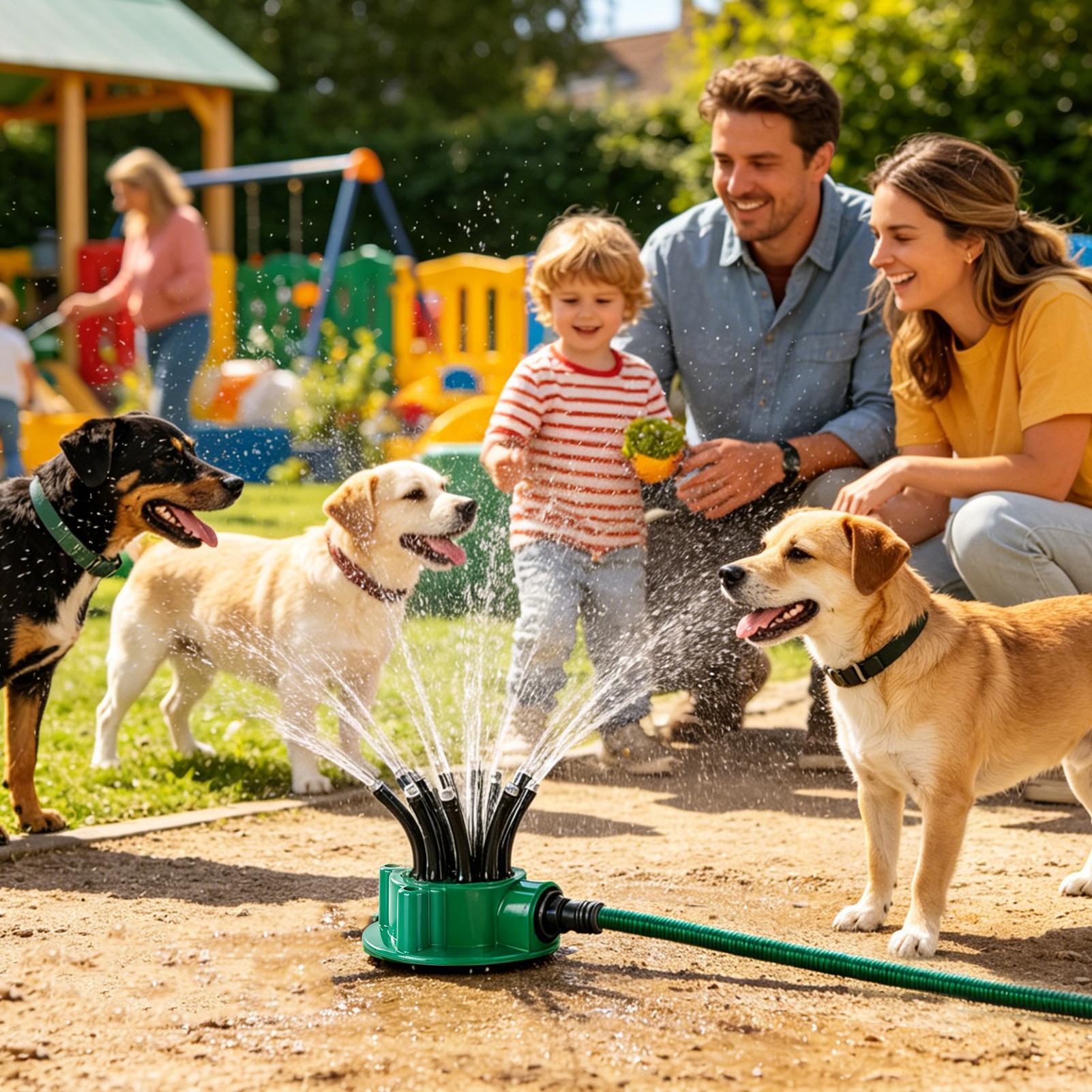 12 nozzles 360 Degree Automatic Garden Sprinklers Watering Grass Lawn Rotary Nozzle Water garden sprinkler Supplies CN