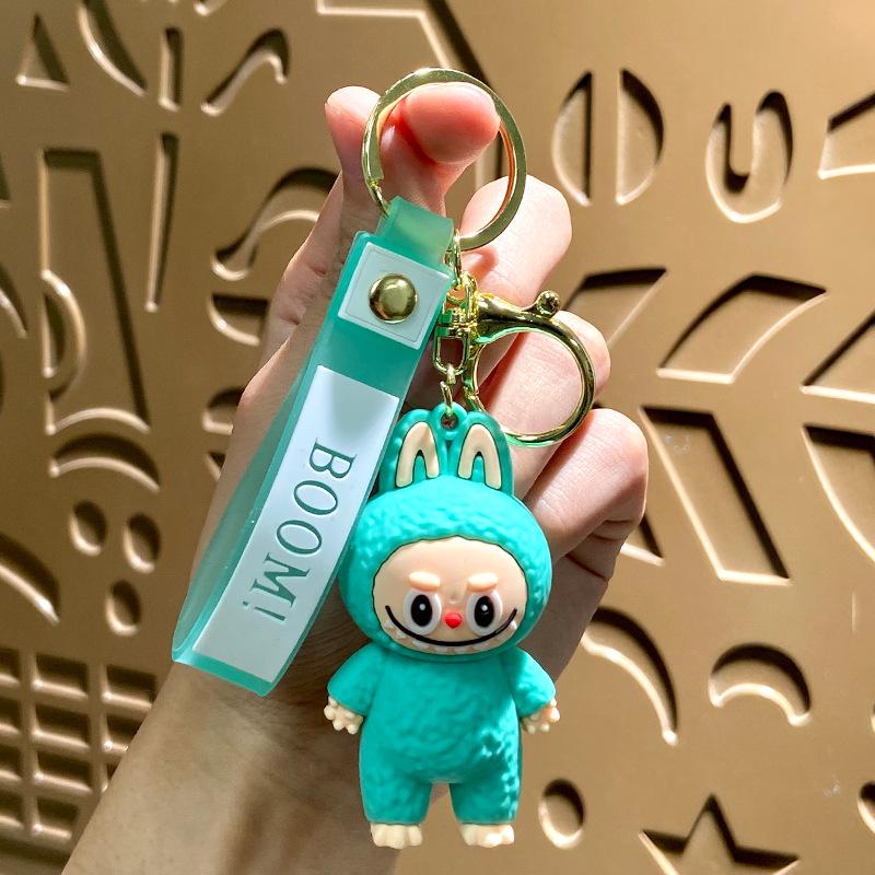 Cartoon Cute Labubu Coin Purse & Keychain Card Holder – Children's Gift & Earphone Bag