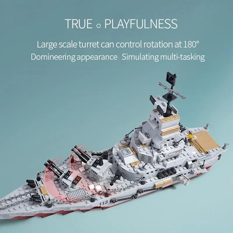 Building Set Toy 1068pcs Construction Cruiser Ocean Ship Building Toy for 6 Years Up Boys 25 Models Engineering
