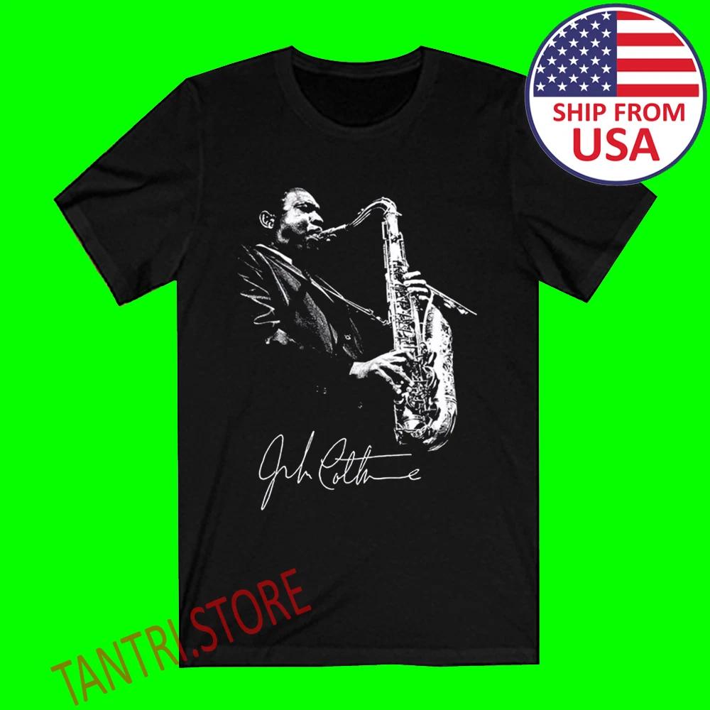 John Coltrane Saxophone Men s Black Size S to 3XL L