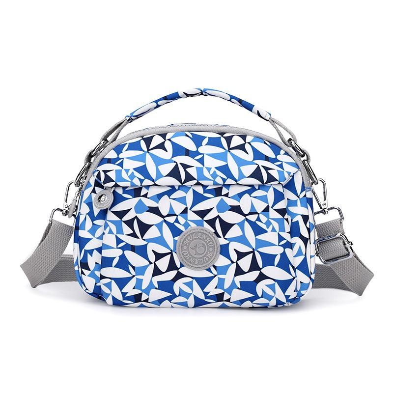 Modische bedruckte Schultertasche neu Mehrfachfach lässiger Trend Umhängetasche Nylon vielseitige Tasche Damen