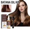2pcs Hair Regrowth Serum Natural Hair Growth Oil - With Roller & Batana Oil
