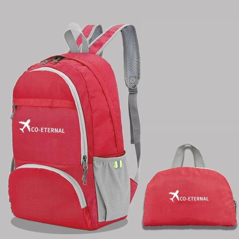 

Сумка для походов на открытом воздухе, сверхлегкая, прочная, складная, большой емкости, рюкзак для походов на природе, портативная, нейлоновая, водонепроницаемая, спортивная, дорожная сумка