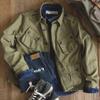 Giacca da campo M65 Verde Militare Retrò Americana da Uomo - Antirughe Giacca a Vento Casual