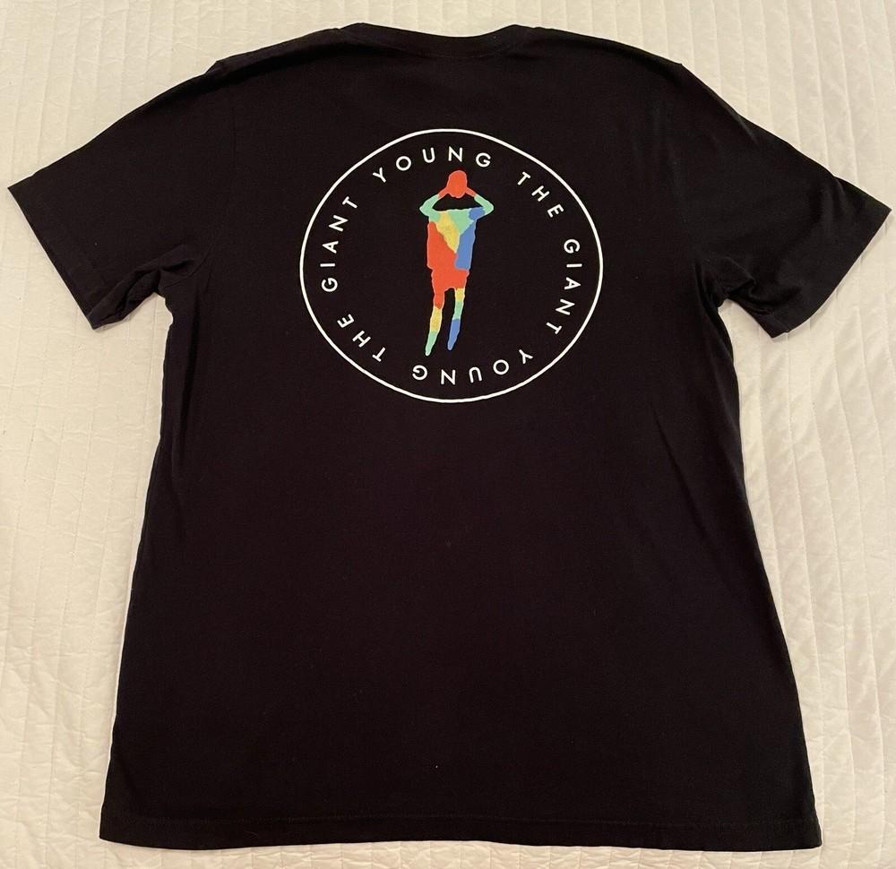 Indie Rock Graphic Tee Alternative Style Glossy Print Black Large Unisex T-Shirt S