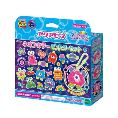 Aquabeads Neon Color Monster Set (Sold Separately) AQ-370 ST Mark, Ages 6 and Up, Water-Based Toy, Water-Based, Crafting Toy, Aquabeads by EPOCH