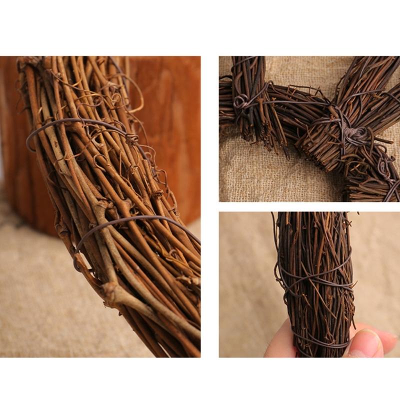 Rattan Vine Branch Wreath Frame Decoration For Creative DIY Crafts Suitable For Weddings And Christmas Parties