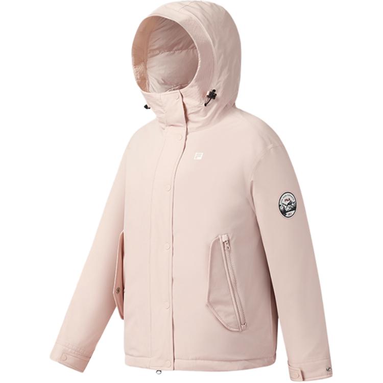 

Fila Фитнес Минималистичная Мода Универсальная Повседневная Свободная Пуховая Куртка с Капюшоном Женская Верхняя Одежда A51W541902FPK S