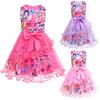 82995 Cartoon Anime Kids Girls Kpop Demon Hunters Mesh Dress