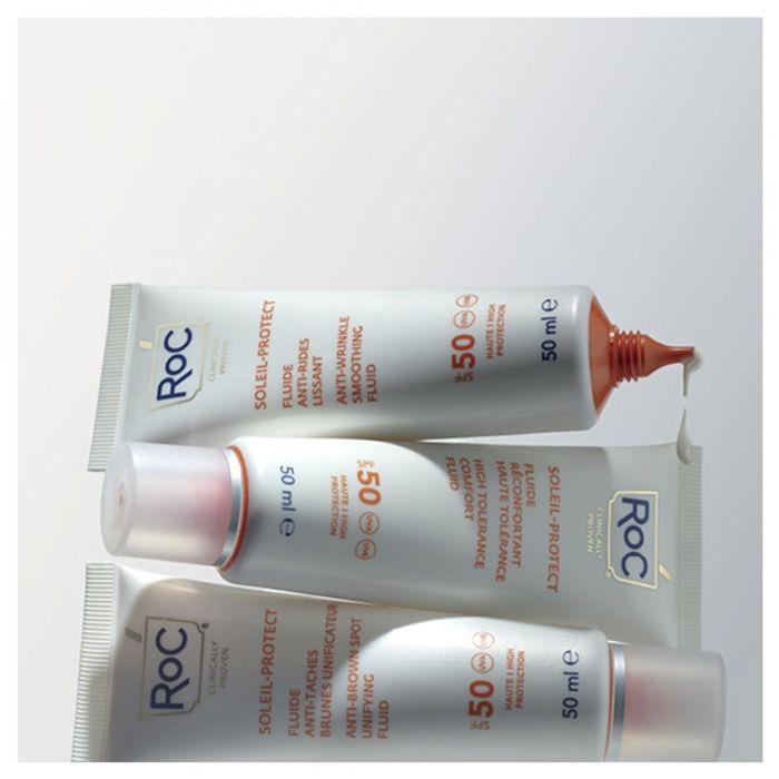 RoC Soleil Protect Beruhigende Flüssigkeit Hohe Verträglichkeit SPF50 - 50ml