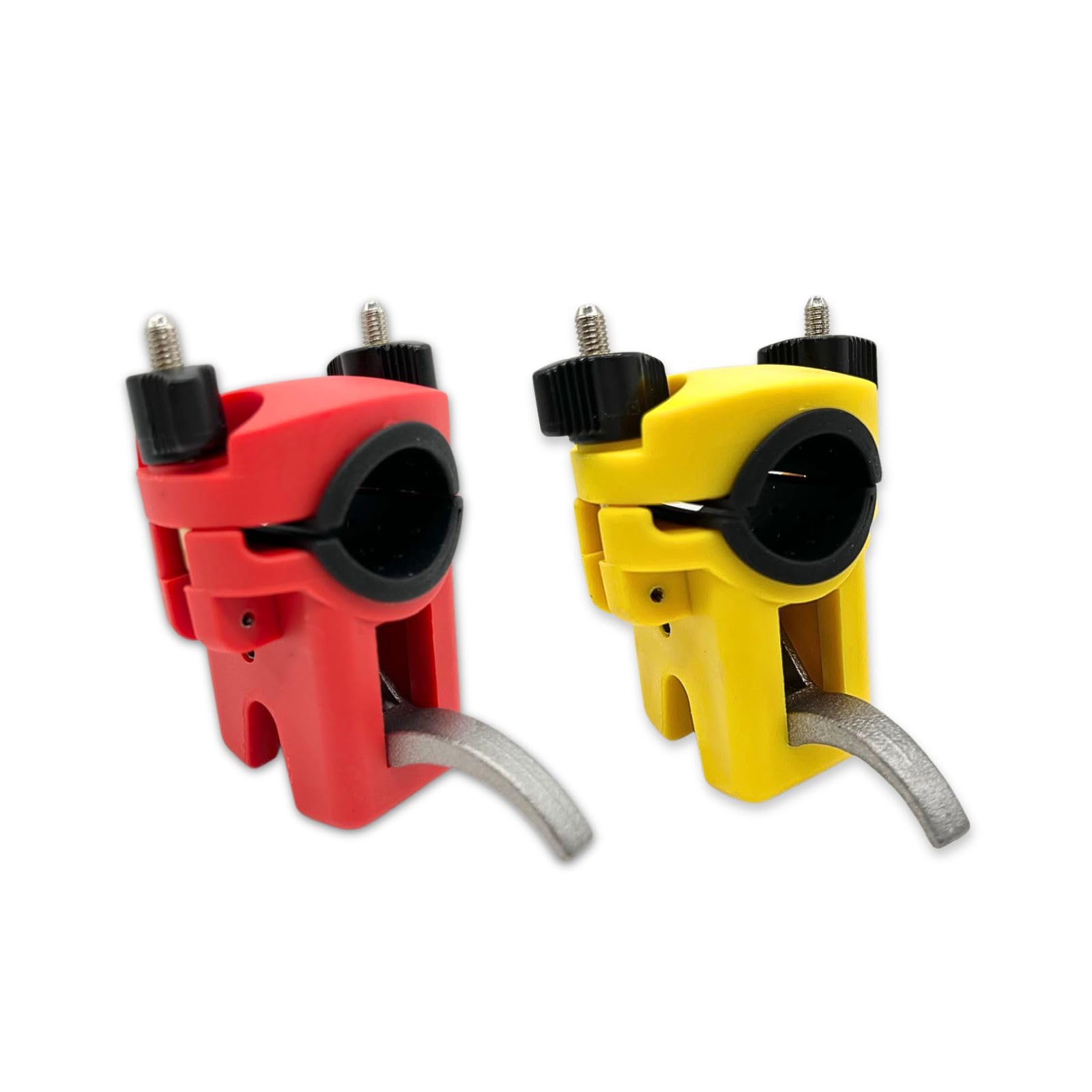 

JYFACTORY Piton Clamp Rod Keeper Clamp Stonefish Rod Holder Taman Kue Red Yellow 2pcs