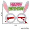 Birthday Delightful Plastic Glasses Featuring Colorful Animal Characters For Party Fun