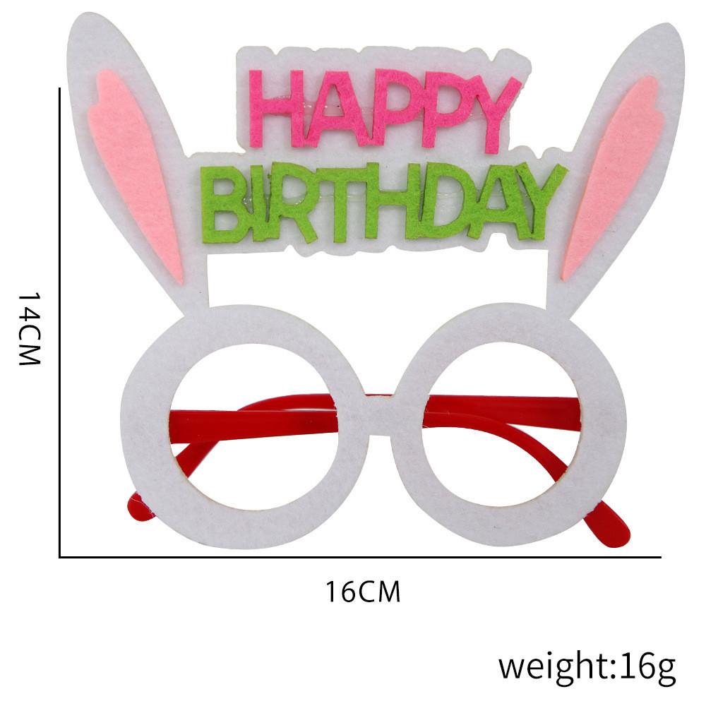Birthday Delightful Plastic Glasses Featuring Colorful Animal Characters For Party Fun