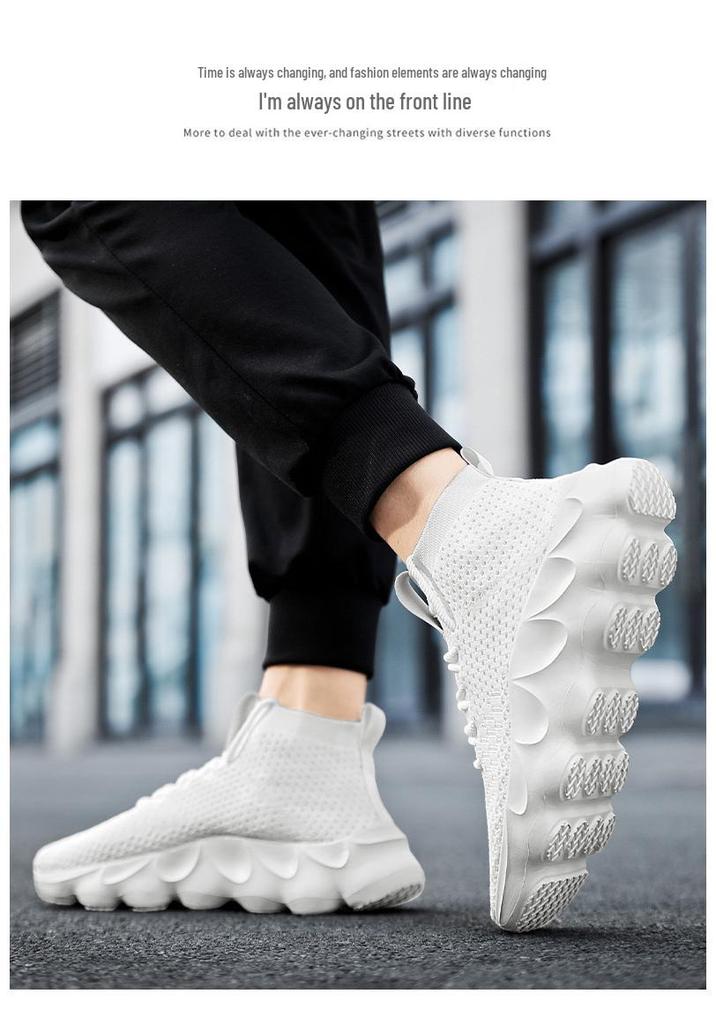 2025 Spring/Summer Lightweight Mesh Running Shoes - Plus Size, Breathable, Stylish Outdoor Footwear for Couples