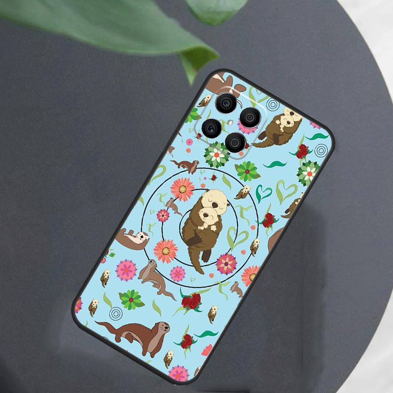 Sea Otter Pattern For Honor Magic 7 Lite 6 8 Case For Honor 200 400 Pro 90 70 50 X8c X8b X9a X9b X9c X9d Win RT