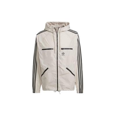 Originals Einfarbige Zip-Up Logo Hoodie Jacke Herrenjacken Off-White IM2107