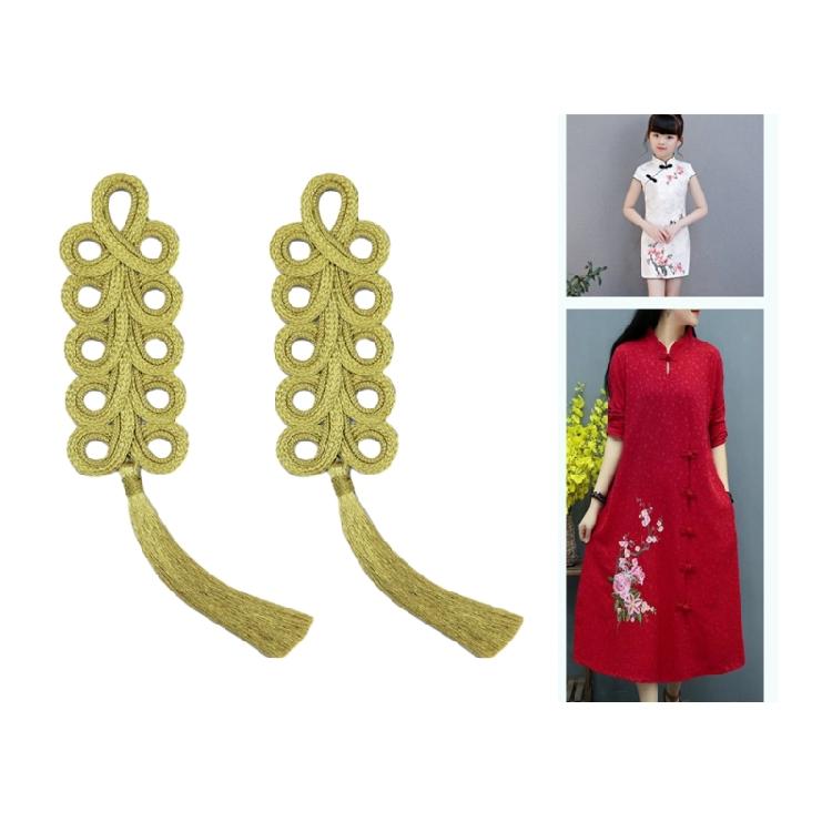 Large Braided Applique Tassels Cheongsam Decoration for Overcoat Sewing