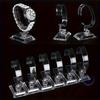 8/12pcs Clear Plastic Watch Holders Display Stand Transparent Wristwatch Display Racks Organizer Bracelet Watch Showcase Stands