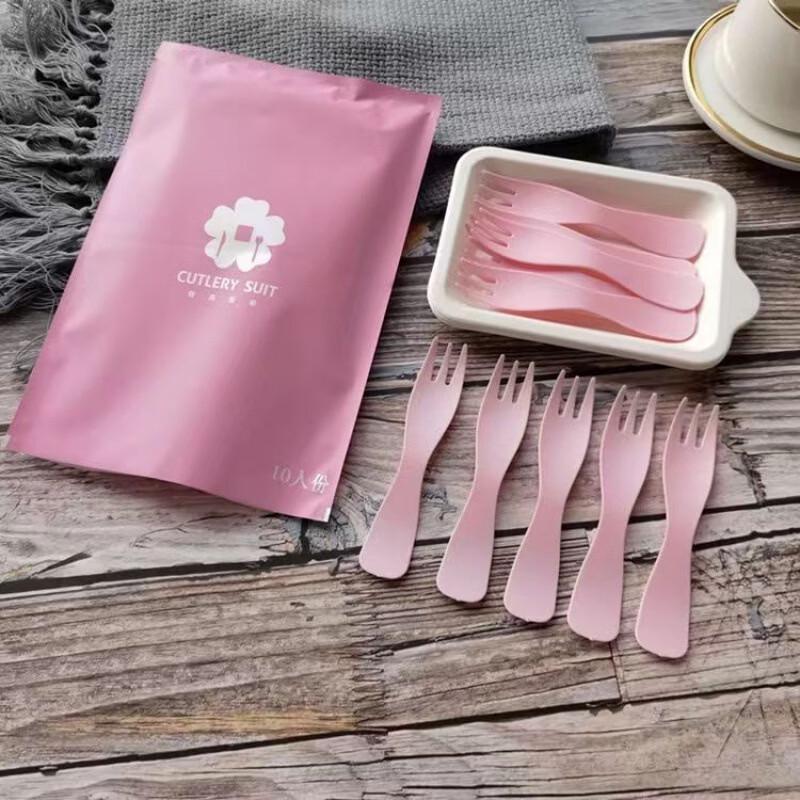 Handton Disposable Cake Plate and Cutlery Set
