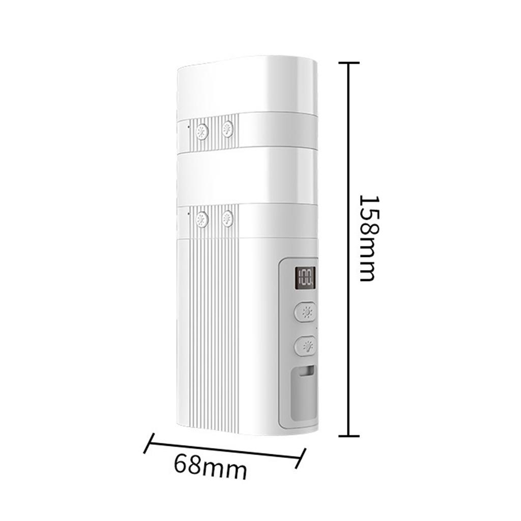 Magnetic Detachable 2-in-1 Camping Light + Emergency Charge Real-time Display Screen Colorful