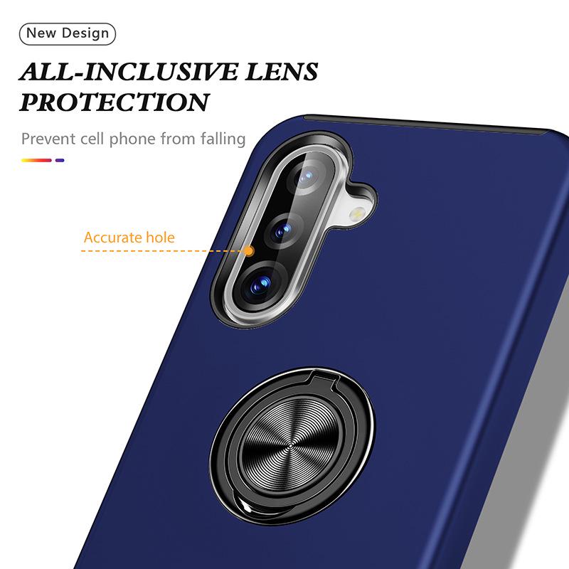 Samsung A56/A57 Magnetic Car Phone Case Holder with Hidden Ring, Full Coverage, Anti-Drop Protection
