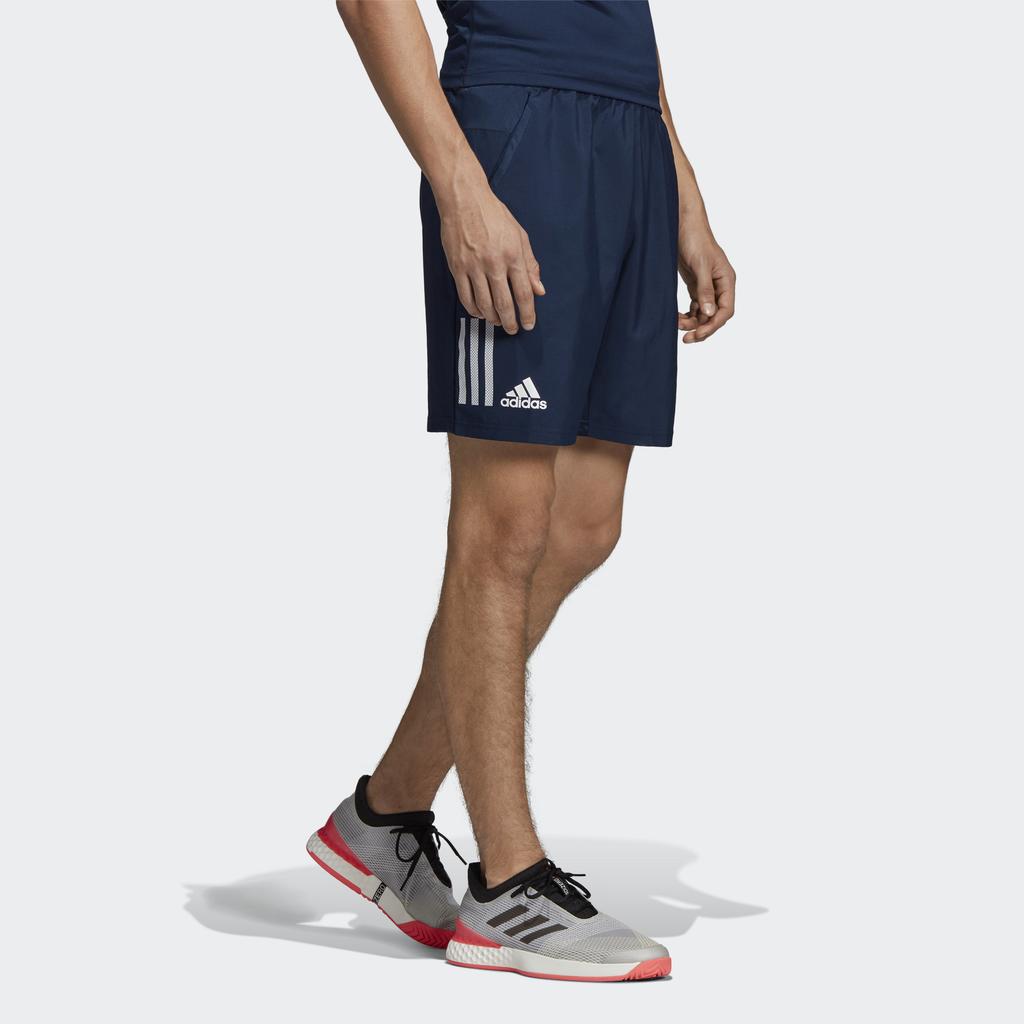 adidas Club 3-Streifen Shorts - Tennis Training Sportlich Herren Unterteile Collegiate-Navy-Blau DU0875