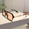 Trendy Women Grey Sunglasses Square Stylish Sun Shades For Travelling Hiking Uv Protection Driving Design Sun Glasses