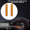 1Set Plastic Electric Scooter Stickers Accessor Rear Safety Decoration  For Xiaomi Pro2 1S-M365 Mi3