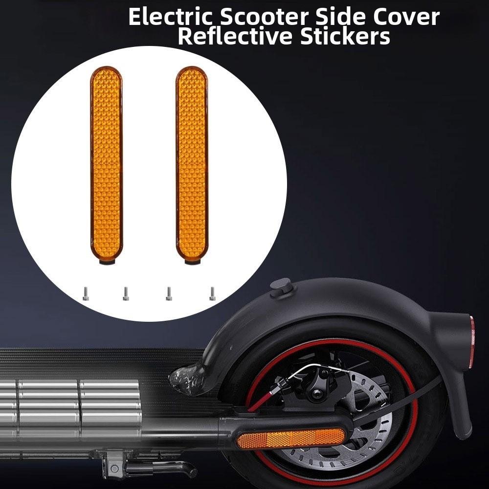 1Set Plastic Electric Scooter Stickers Accessor Rear Safety Decoration For Xiaomi Pro2 1S-M365 Mi3