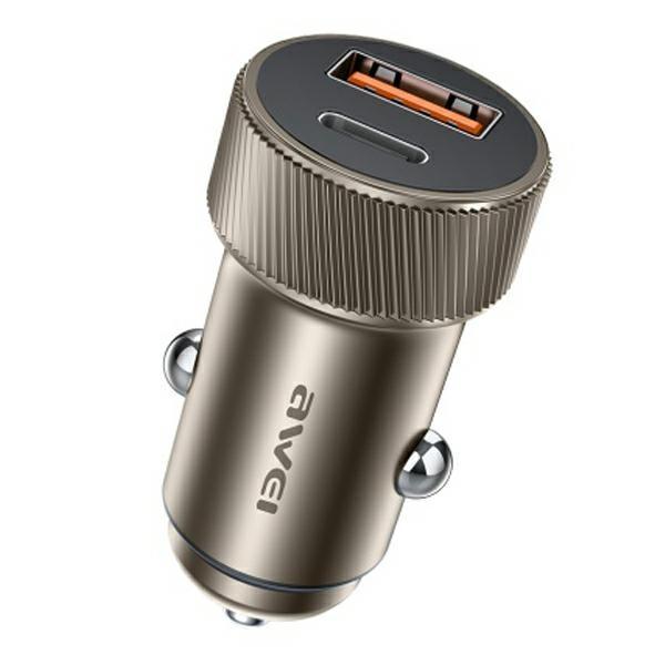 Caricabatterie da rete 33W AWEI USB-C/USB Marrone
