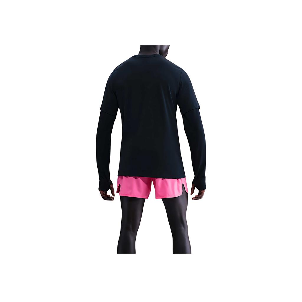 Nike Dri-Fit Effen Comfortabele Vetersluiting Hardloopbroekje Heren shorts Roze HJ3572-684
