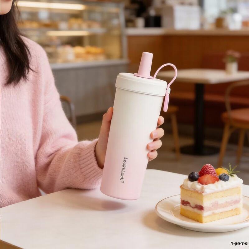 LOCK&LOCK Ceramic Coated Insulated Coffee & Tea Mug