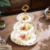 Nordic Glazen 3-laags Afternoon Tea Dessertstandaard