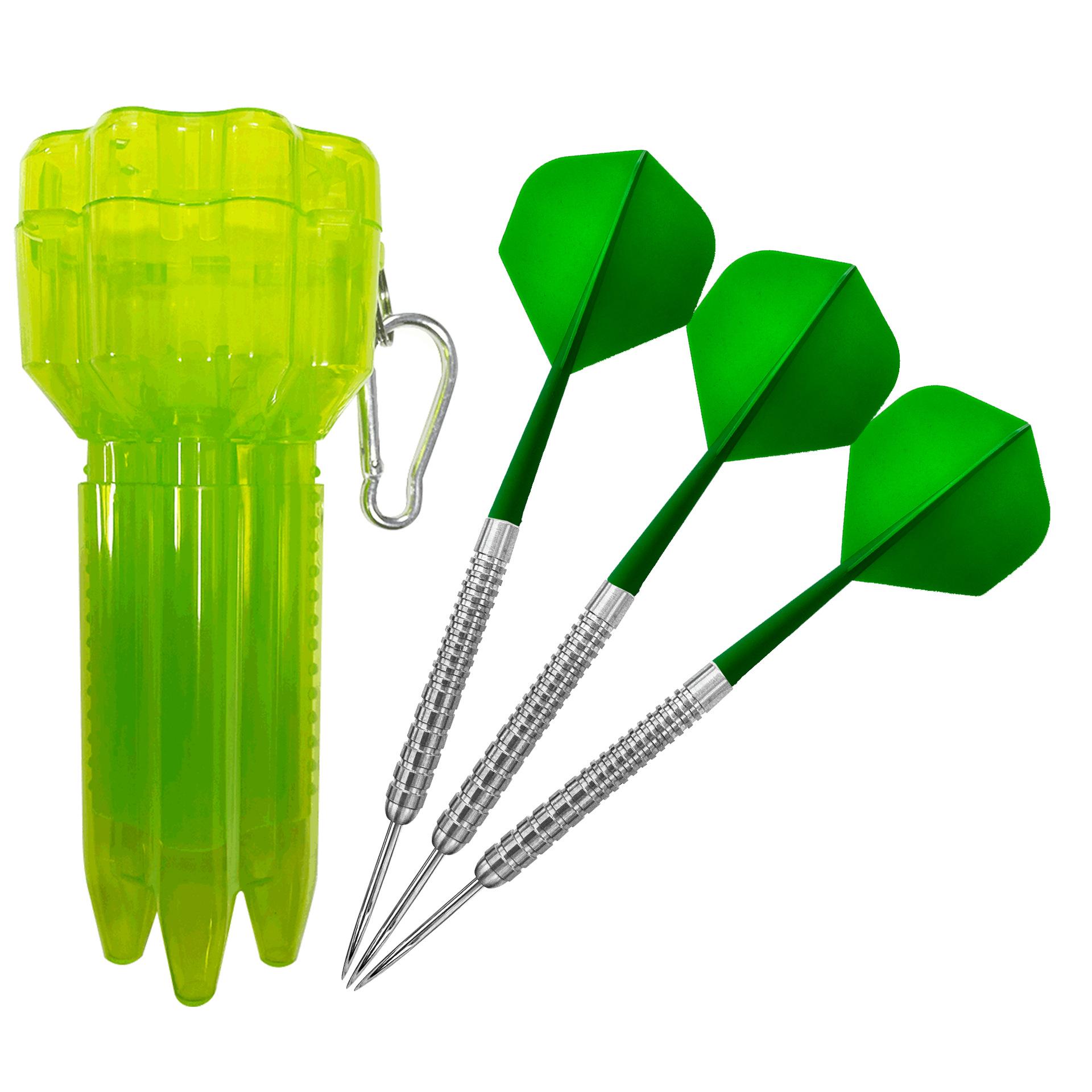 

WEDARTER 23g 3-Piece Tungsten Steel Dart Set with Case - 90% High-Quality Mixed Colors