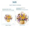 DIY Embroidery Kit Colorful Needlework Craft Animal Embroidery Flower Sewing Kits  Beginners