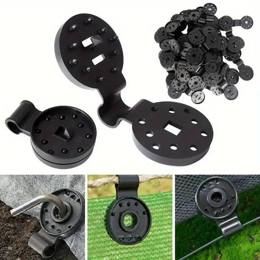 10 Pcs Sun Shade Net Clips Buckle Plants Anti-bird Fence Tent Canopy Grommet Sunshade Net Fix Clamps Shade Cloth Heavy Duty Lock Grip