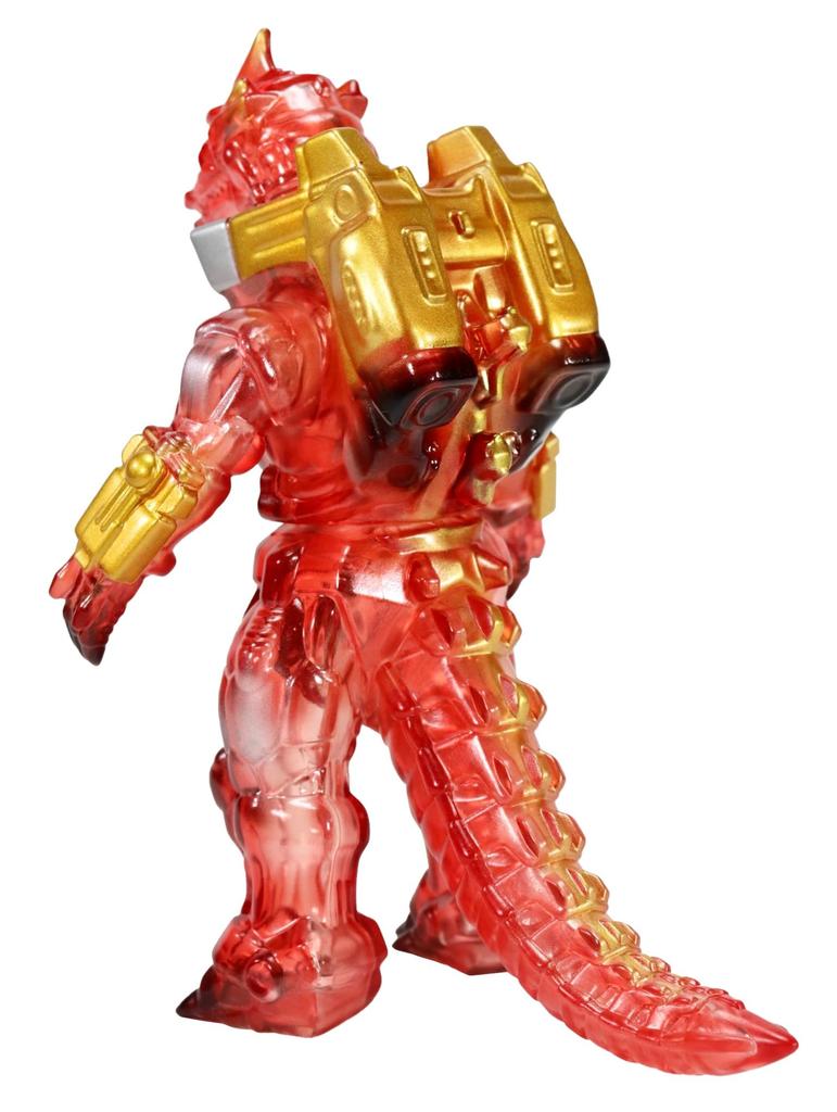 Character Contents Production Middle Size Series Godzilla EX Mechagodzilla Clear Red 120mm PVC Finished Soft Vinyl Figure (Ccp) [7th Edition] (2002)