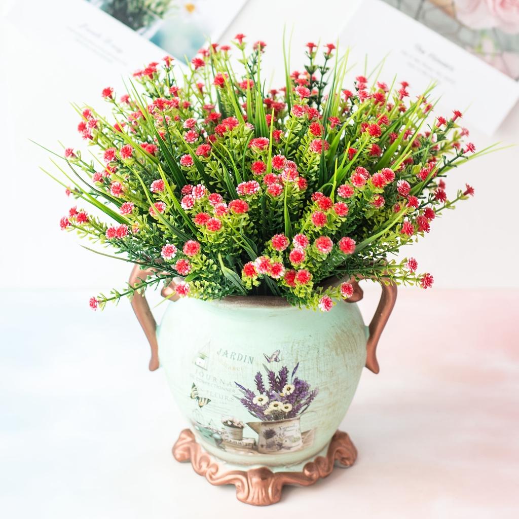 Realistic Outdoor Artificial 'S Breath, Plastic Fake Plants for Home Decoration, Weddings, Gatherings Assorted Mixed Packaging, Suitable for Indoor