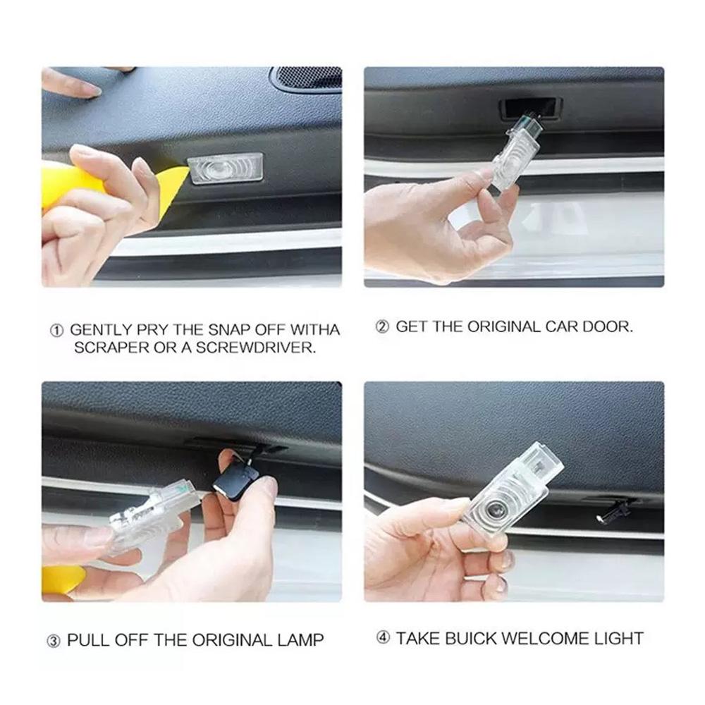 2PCS-LED Car Door logo Projector Lamps Welcome Light For Mini BMW M E90 E60 F18 E46 F30 F20 M2 M5 M3 E87 M4 X3 X5 X1 Accessories