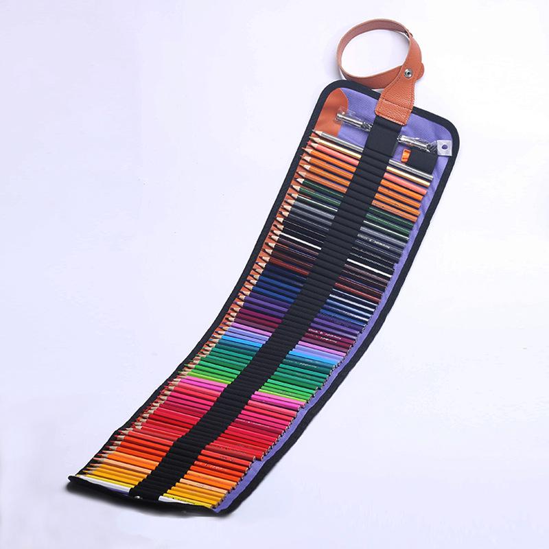 Colored Pencil Set: 50 or 72 Colors with Roller Blind Case for Graffiti & Hand-Painting