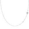 Sears K18WG Gold Azuki Chain White Gold Necklace Chain K18c-3c-a1-wg