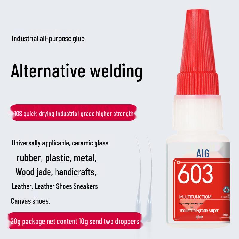 Aigao 603 Universalkleber Super: Starker, Schneller, Wasserdichter Kleber für Metall, Kunststoff, Keramik, Holz, Eisen.