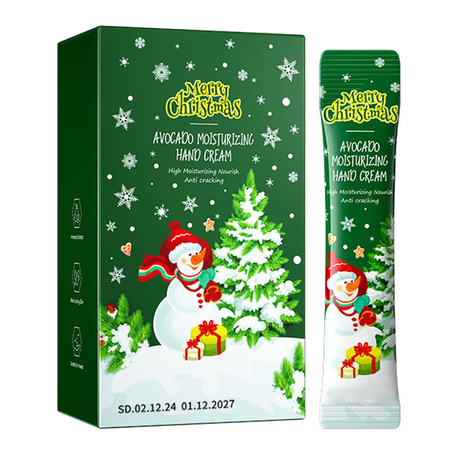 

Подарочный набор кремов для рук на Рождество, 20 штук, дорожный формат, ароматизированный увлажняющий лосьон для ухода за сухими потрескавшимися руками One Size