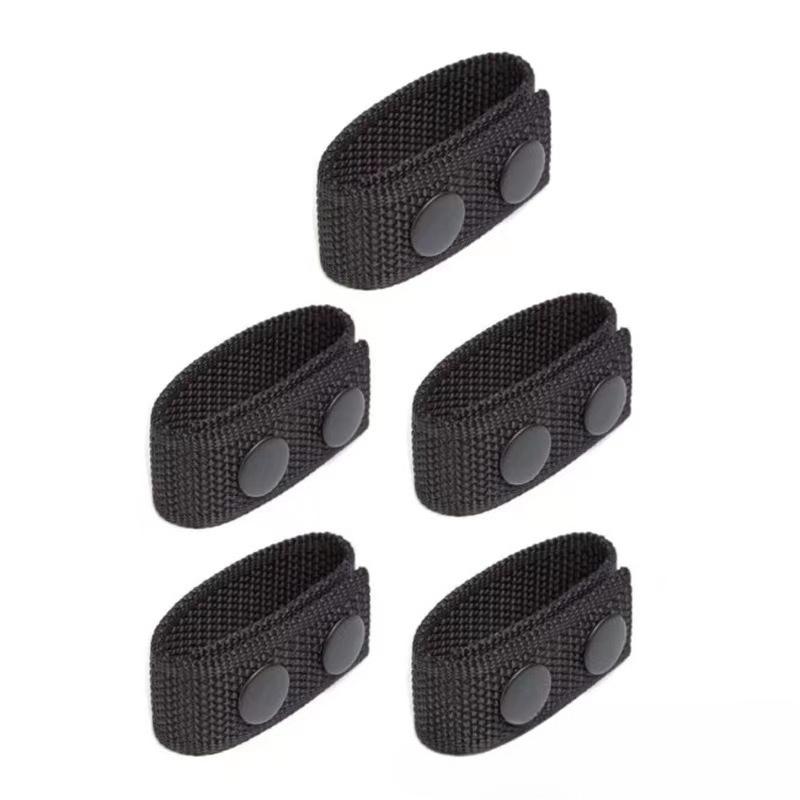 Outdoor tactical waist belt fixed buckle nylon adjustable webbing duty equipment four in one buckle ring