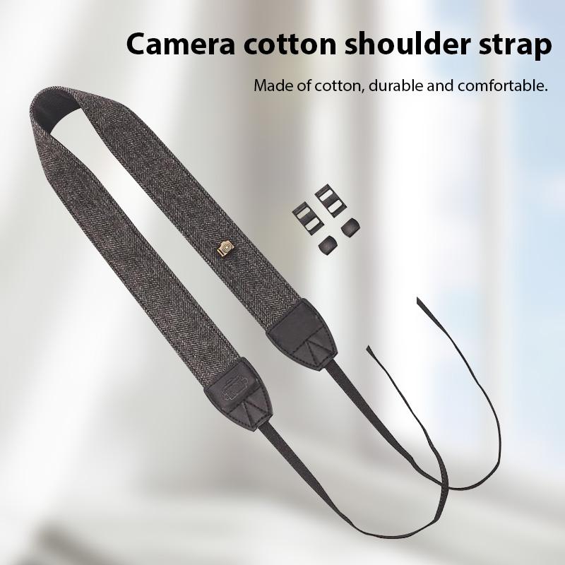 Portable Camera Strap Adjustable Cotton Leather Camera Shoulder Neck Strap Belt For Sony/ Nikon Camera Belt for DSLR Digital SLR
