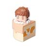 Genuine Gacha Figure Small Scale Model Attack on Titan Mikasa Eren Levi Cake Twisted Egg Action Figure Model Toys