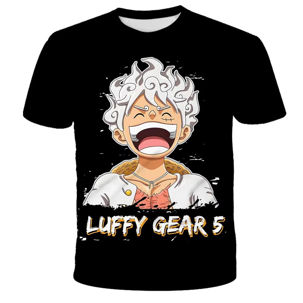 2026 ONE PIECE Mens Tshirt Tony Tony Chopper Japanese Anime Summer New Men Tshirt Short Sleeves Oversize Parentchild Wear