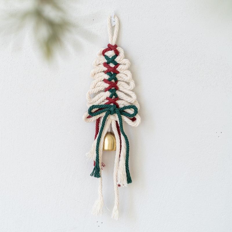 1PC Hand-woven Christmas Tree Old Man Pendant Car Ornaments Christmas Tree Decoration Pendant Christmas Tree Embellishment Christmas Decoration
