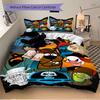 Cartoon Characters Adventure Print 3Pcs Bedding Setduvet Cover With 2 Bedropillowcase Home Birthday Gift