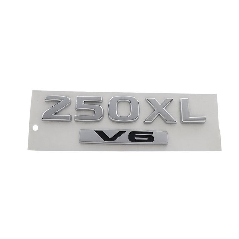 3D Premium 2.5XL 2.5XV 230JK 230JM 250XL 250XV V6 Letters for Japan car Engine Hood Fender trunk Tail Rear Decal Emblem Badge Sticker